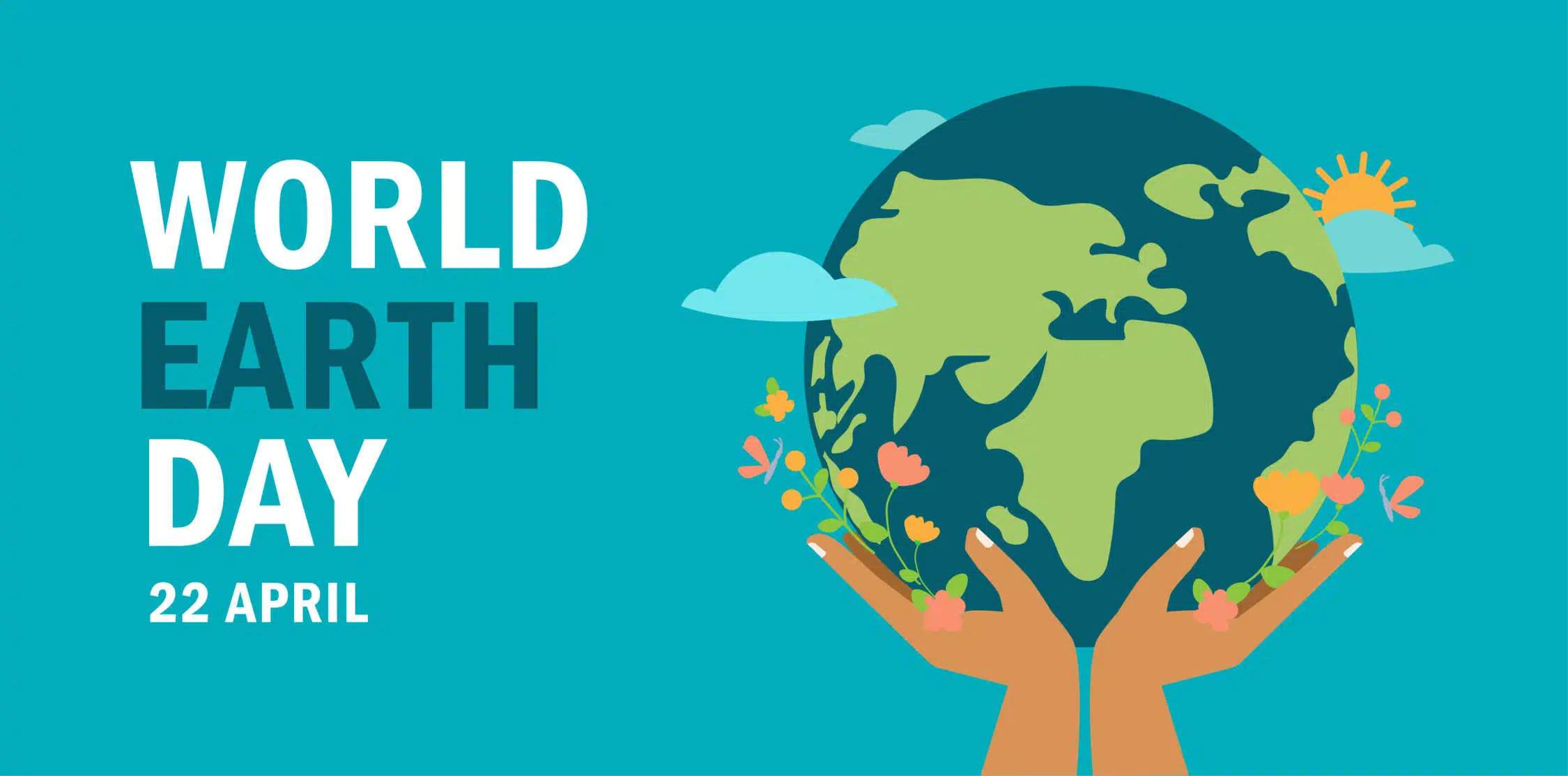 World earth day concept, hands holding globe