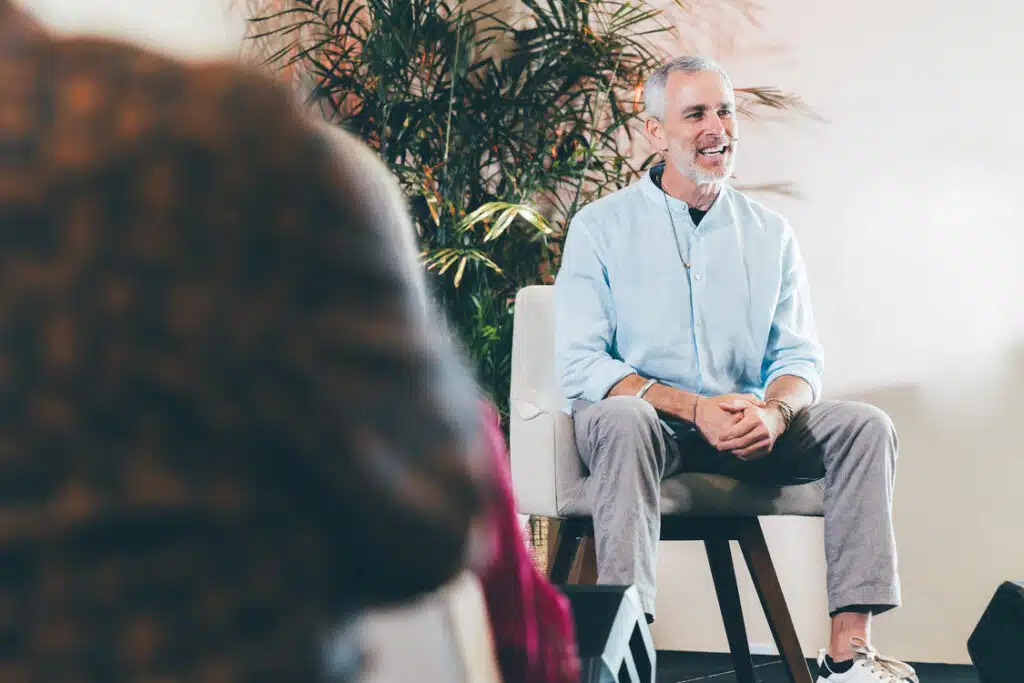 Gabor Mate and Tommy Rosen at Trauma Grand Opening