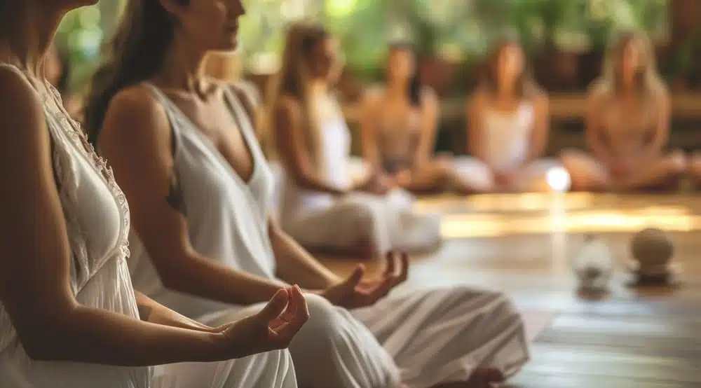 a-group-of-women-practicing-yoga-in-class